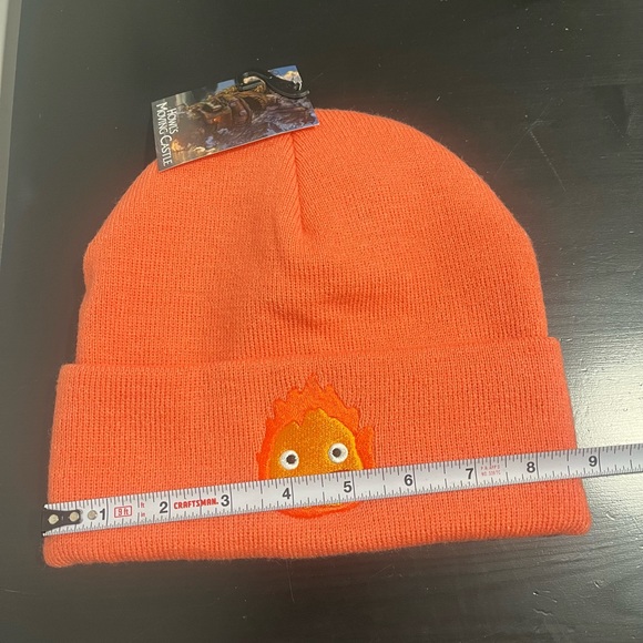 Studio Ghibli Howl's Moving Castle Calcifer Cuff Beanie - Picture 4 of 6